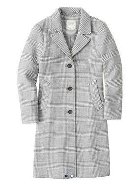 Abercrombie & Fitch Women’s Dad Coat Wool Blend